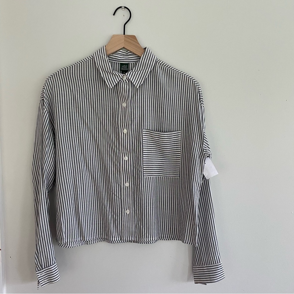 Wild Fable Striped Button Down Shirt